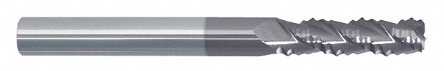 Corner Chamfer End Mill, 3/16", Carbide