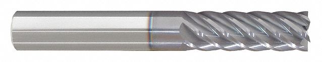 Corner Radius End Mill: Carbide, nACRo Coated, 6 Flute, 1/2" Mill Dia, 1-1/2" LOC