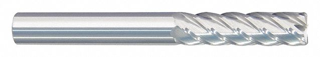 Corner Radius End Mill: Carbide, nACRo Coated, 5 Flute, 1" Mill Dia, 2-5/8" LOC