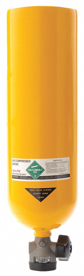 SCBA Cylinder, 2216 psi, 30 min., Filled