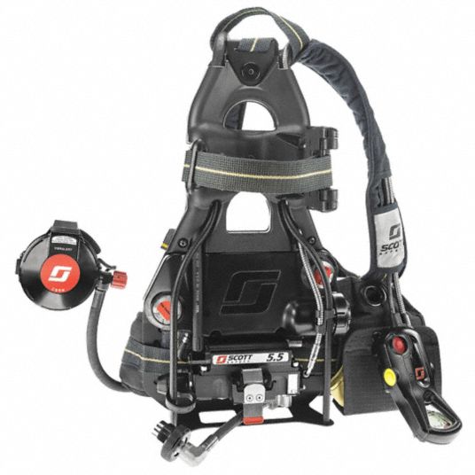 3M SCOTT SCBA, Carbon Fiber, 30 min., 5500 psi - 55HX85|X3315022000101 ...