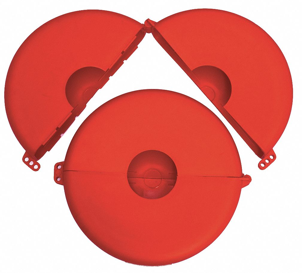 GATE VALVE LOCKOUT,RED,16 1/4