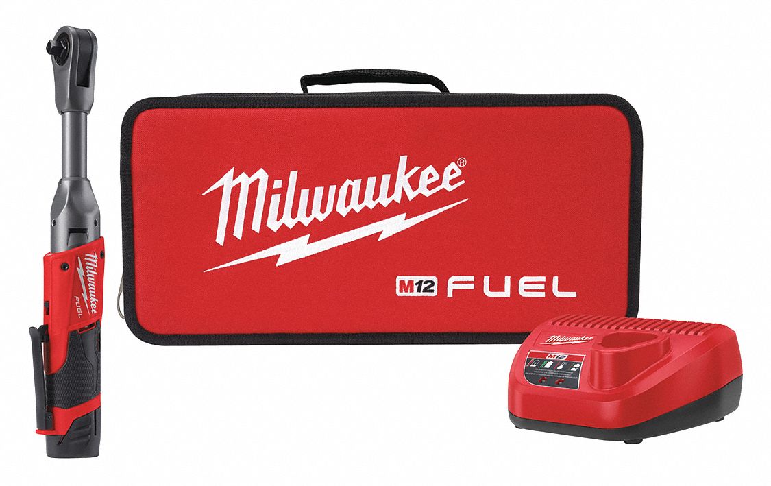 Ratchet: 55 ft-lb Fastening Torque, 55 ft-lb Torque - Max, 200 RPM No Load Speed, Li-Ion