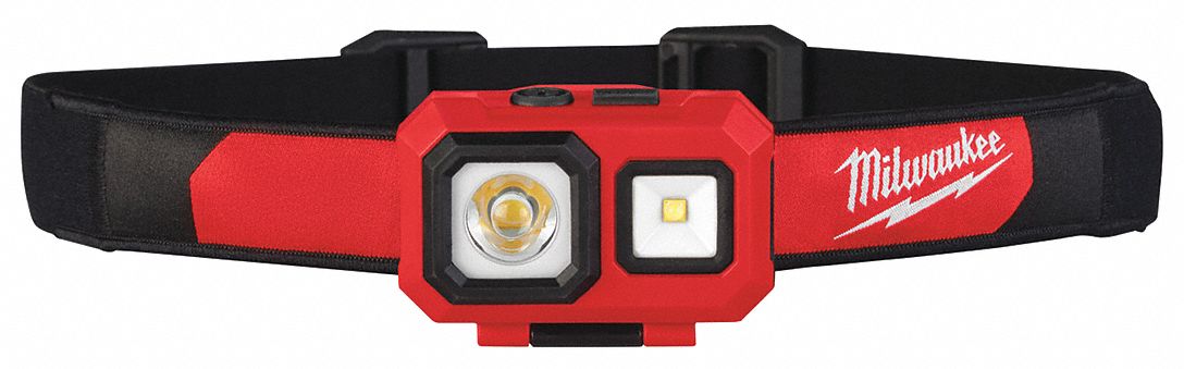 SPOT/FLOOD HEADLAMP, CORDLESS, 3 AAA BATTERIES, 450 LUMENS, 7-POSITION HEAD, 5 LEDS