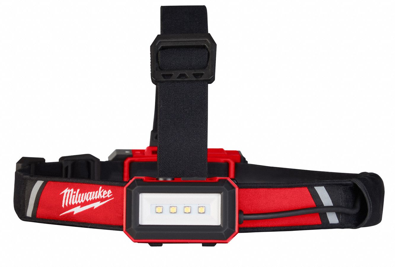 MILWAUKEE LED Headlamp, Plastic, 50,000 hr Lamp Life, Maximum Lumens ...