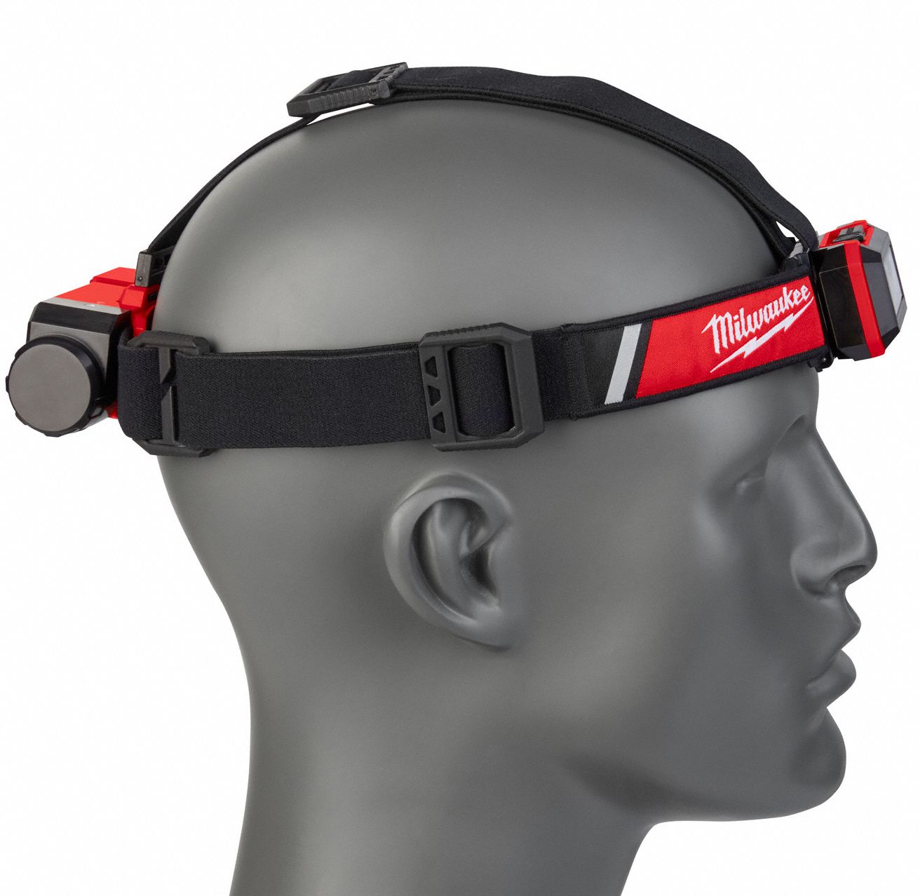 MILWAUKEE LED Headlamp, Plastic, 50,000 hr Lamp Life, Maximum Lumens ...