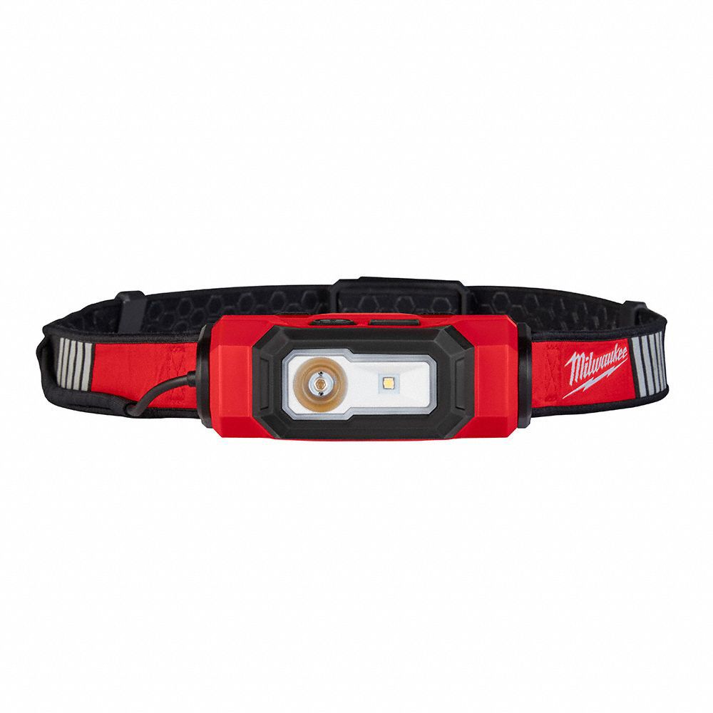 MILWAUKEE, 600 lm Max Brightness, 30 hr Max Run Time, Rechargeable Headlamp  55JC15|2116-21 Grainger