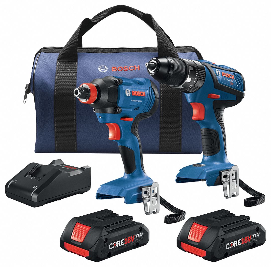BOSCH Bosch, Cordless Combination Kit, 18V DC Voltage, Number of Tools
