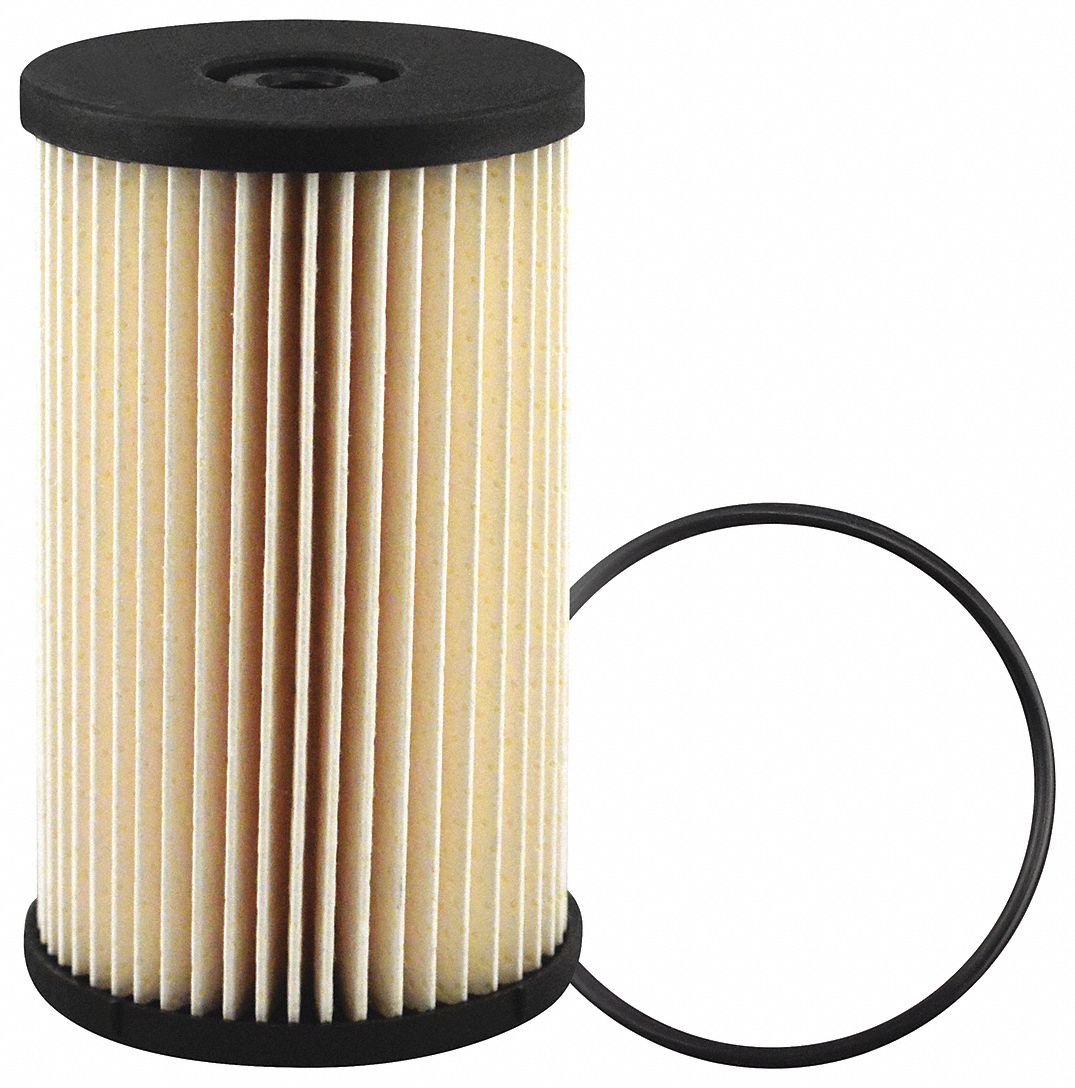 Fuel Filter: Cartridge, 3 1/8 in Outside Dia, 7/16 in Inside Dia, Diesel Fuel