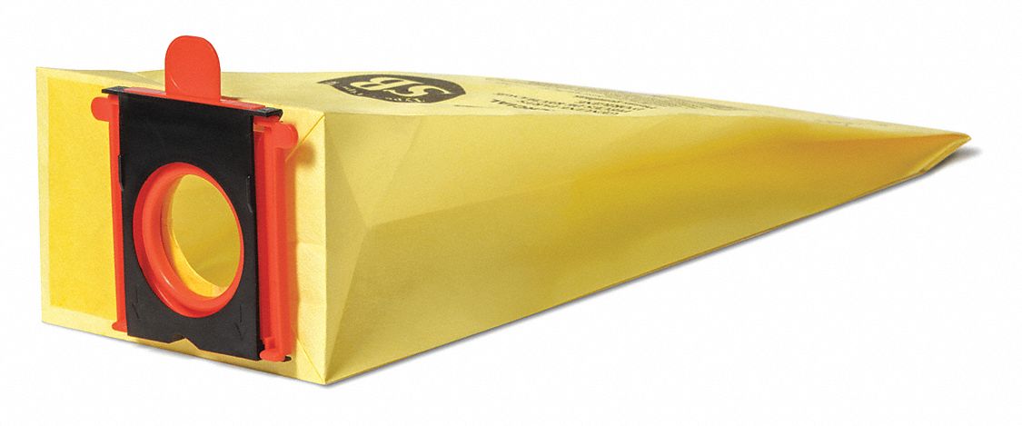 Vacuum Bag: Hoover Commercial, CH95413, Dry, Paper, 2-Ply, Std, AH10270