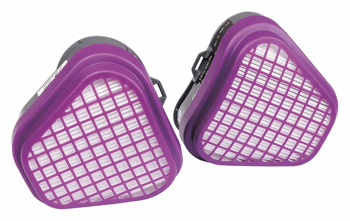 Organic Vapor (OV)/P100, Magenta Color, Combination Organic Vapor (OV)/P100, Magenta Color, Combination