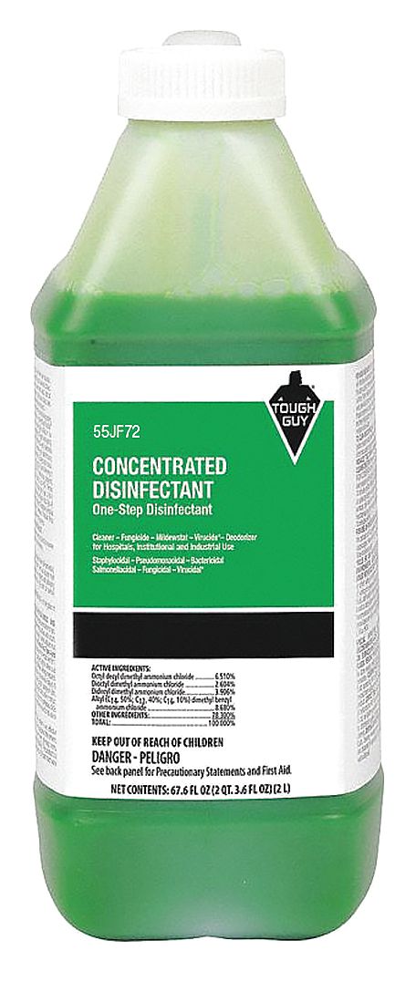 Cleaner and Disinfectant, 0.5 gal, Bottle