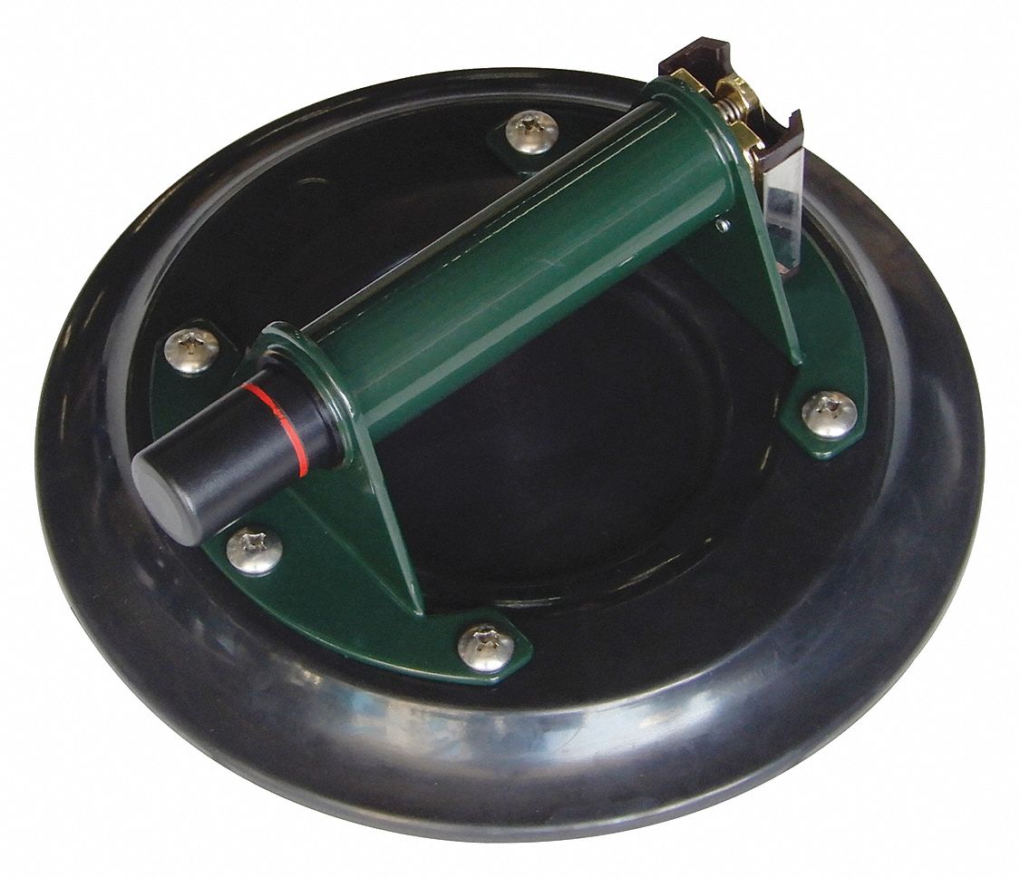 9 in Dia Cup Size, Horizontal Handle, Manual Suction Cup Lifter 55JG3555JG35 Grainger