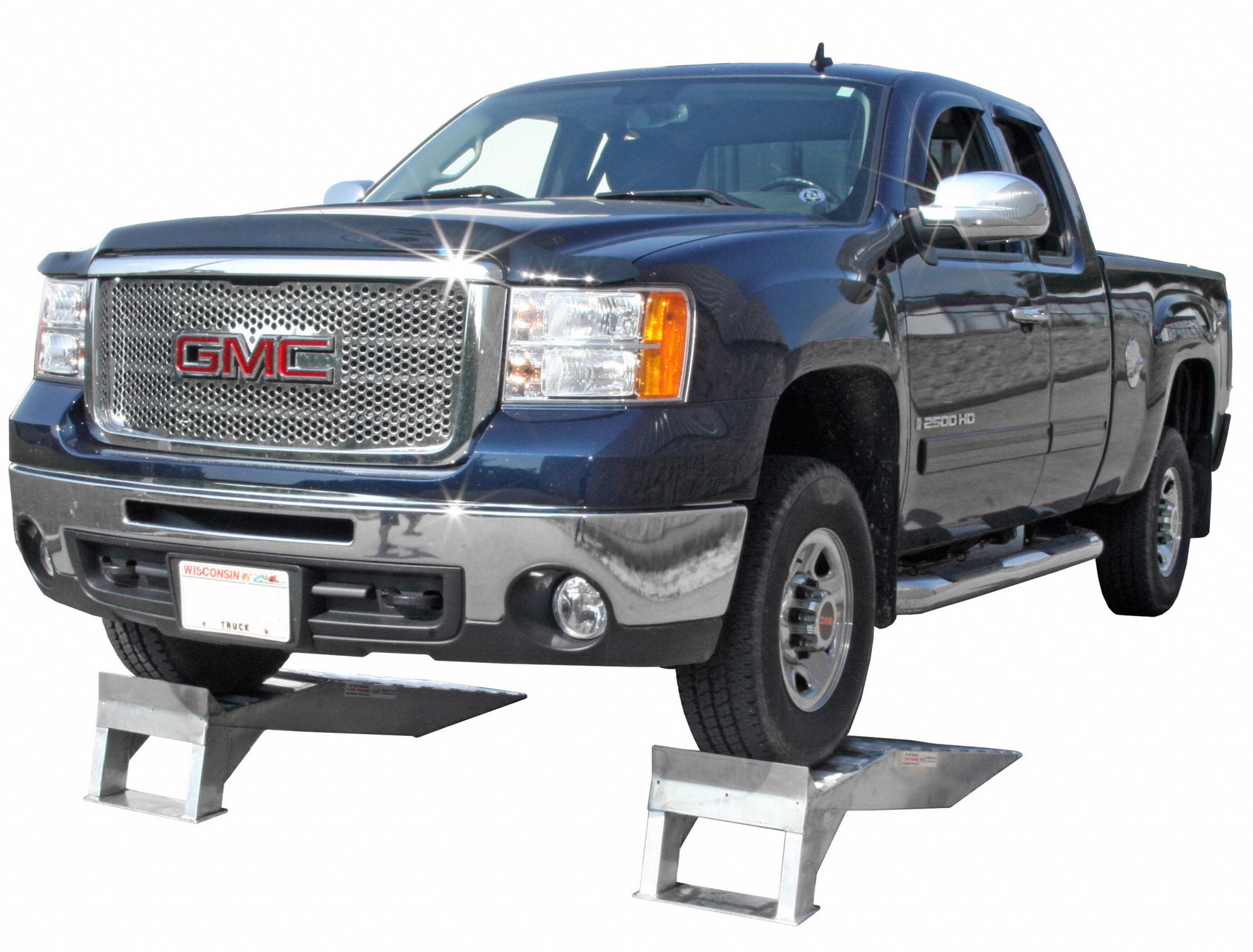 HEAVY DUTY RAMPS Truck Ramps, Portable, 14000 lb. Cap., PR 55JG65