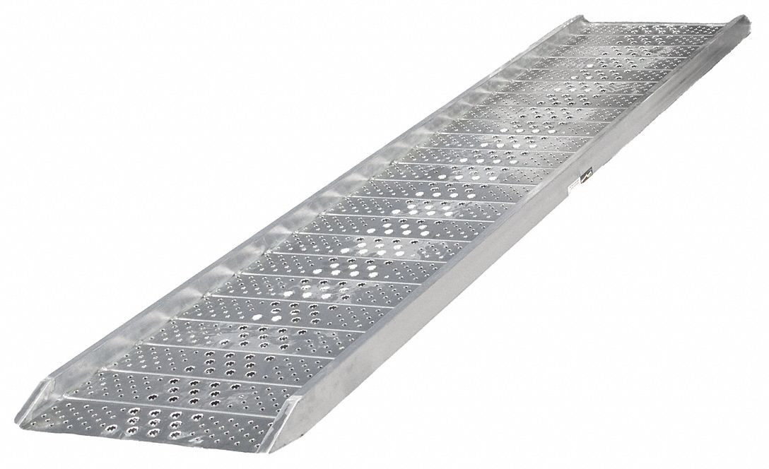 Walk Ramp: 16 in Service Ht - Min, 60 in Max Service Ht, Punched, 37 in Usable Wd, 16 ft Overall Lg
