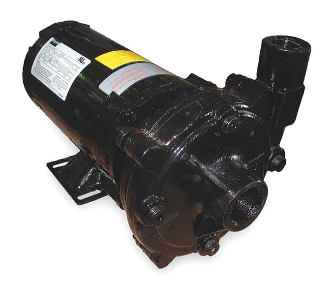CENTRIFUGAL PUMP, 1 HORSEPOWER, 230/460V AC, 100 FT MAXIMUM HEAD, 1 1/4 IN, 1 IN INTAKE/DISCHARGE