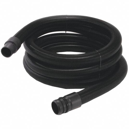 HUSQVARNA Crush-Resistant Vacuum Hose, 2 5/16 in Hose Dia., 10 ft Hose ...