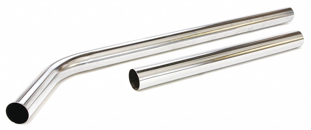 Extension Wand: Steel, For 1 1/2 in Hose Dia, 48 in Lg, 1 1/2 in Wd, 1 1/2 in Dp, Std