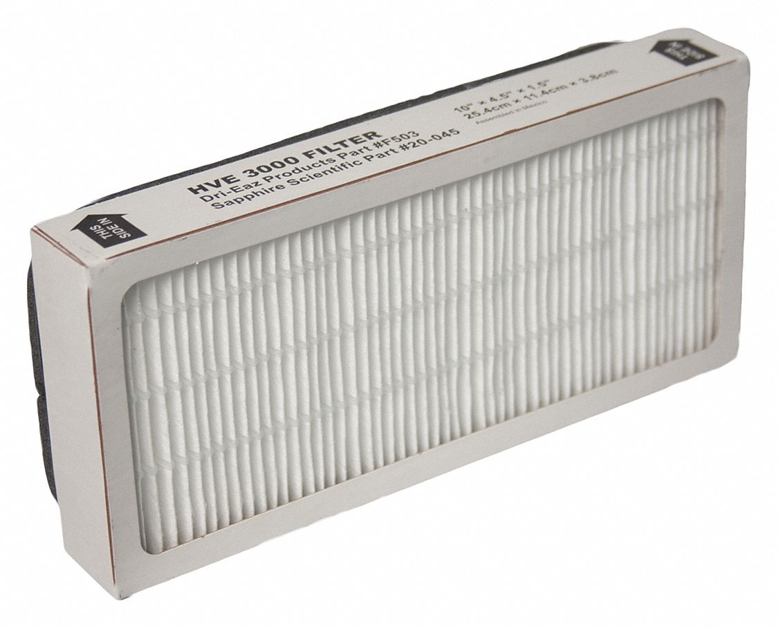 Cassette Filter: Dri-Eaz, F479, HEPA, Wet, Paper