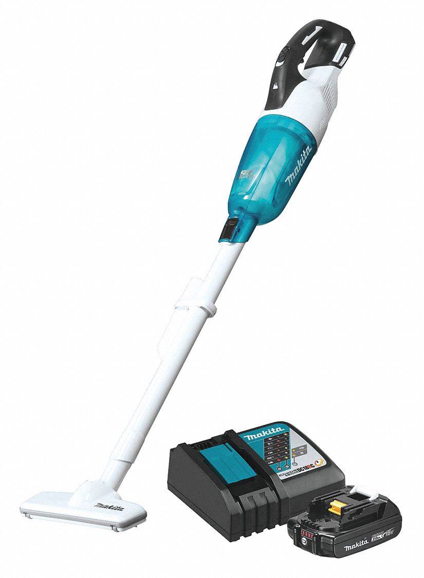 Cordless Upright Vacuum, 6-1/8" H, 40" L