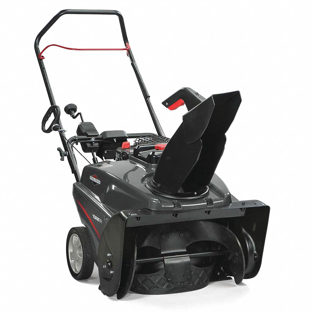 BRIGGS & STRATTON Snow Blower, 18 in Clearing Path, Gas Fuel Type, 10