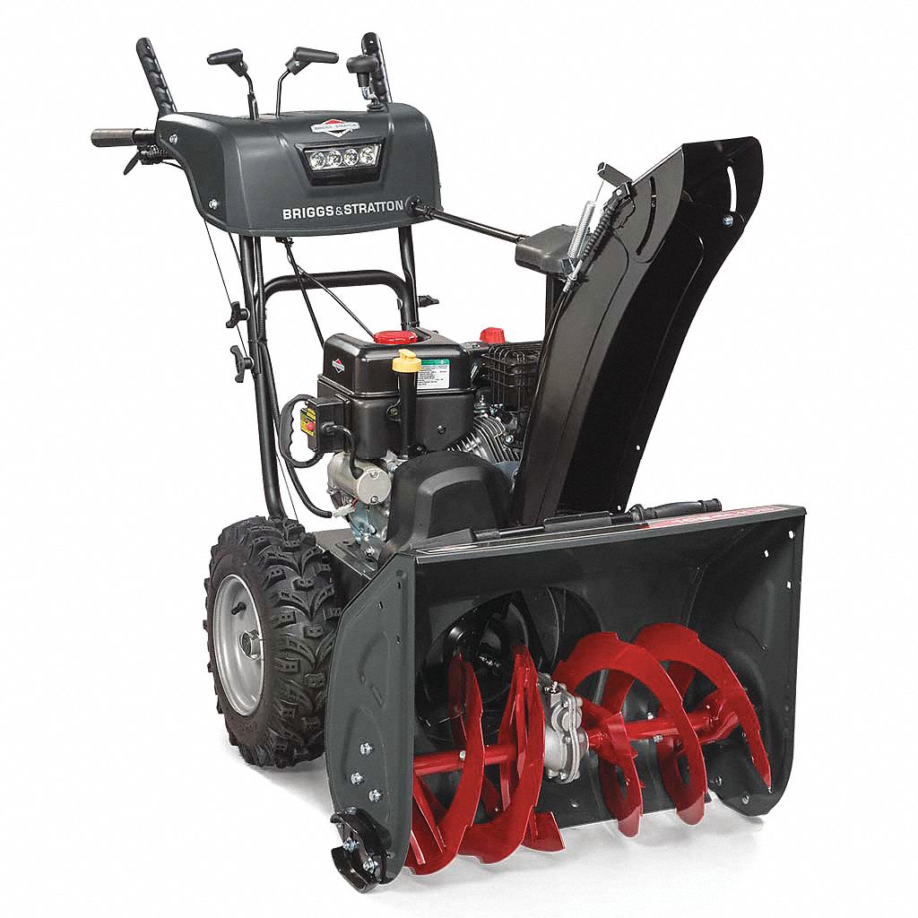BRIGGS & STRATTON Snow Blower, 18 in Clearing Path, Gas Fuel Type, 12