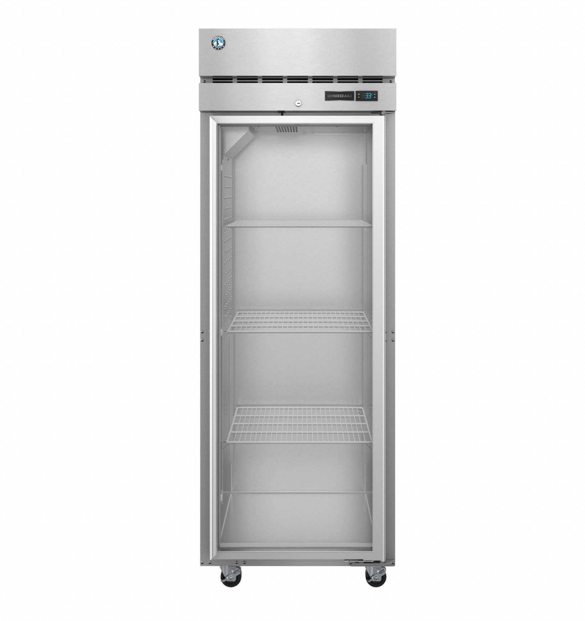 HOSHIZAKI, Stainless Steel, 23.1 cu ft Total Capacity, ReachIn Refrigerator 55JL35R1AFG
