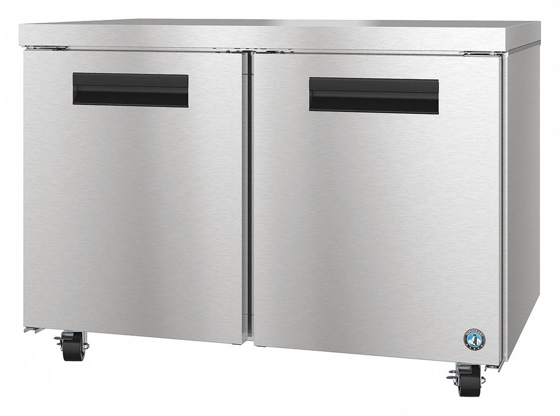 HOSHIZAKI Refrigerator, Commercial, Stainless Steel, 48 in Overall