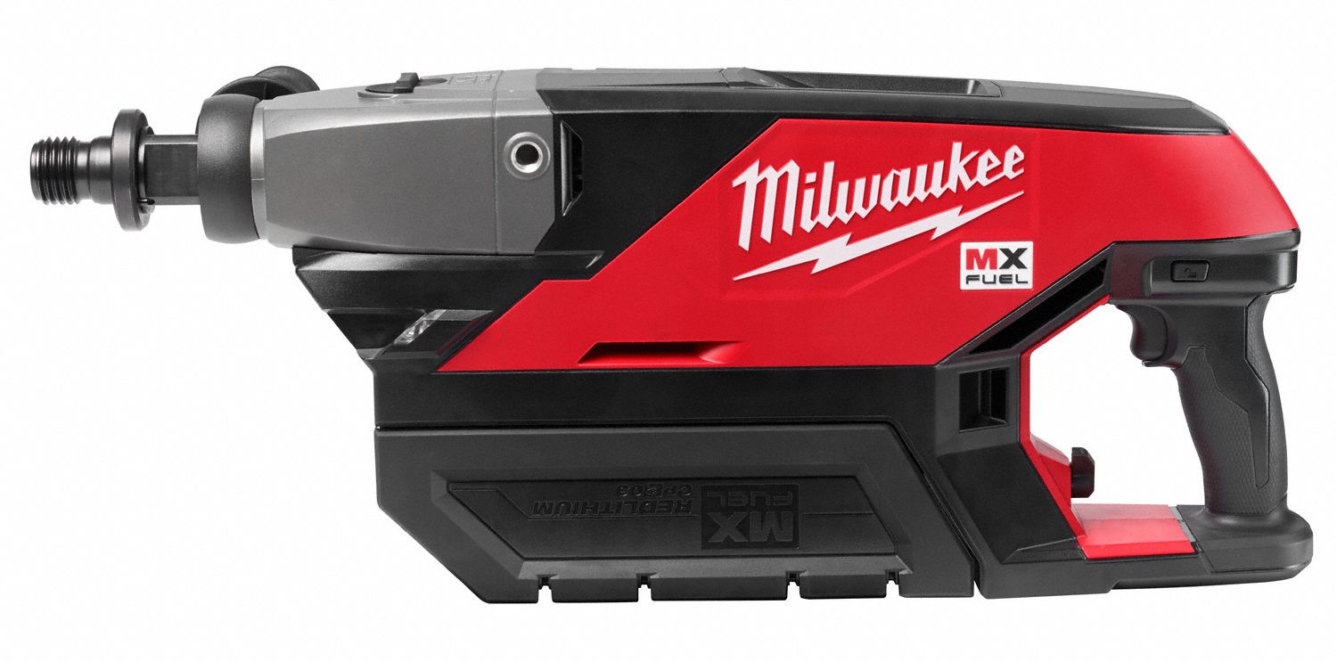 MILWAUKEE Coring Drill with Stand, 1550 No Load RPM 55JL68MXF301