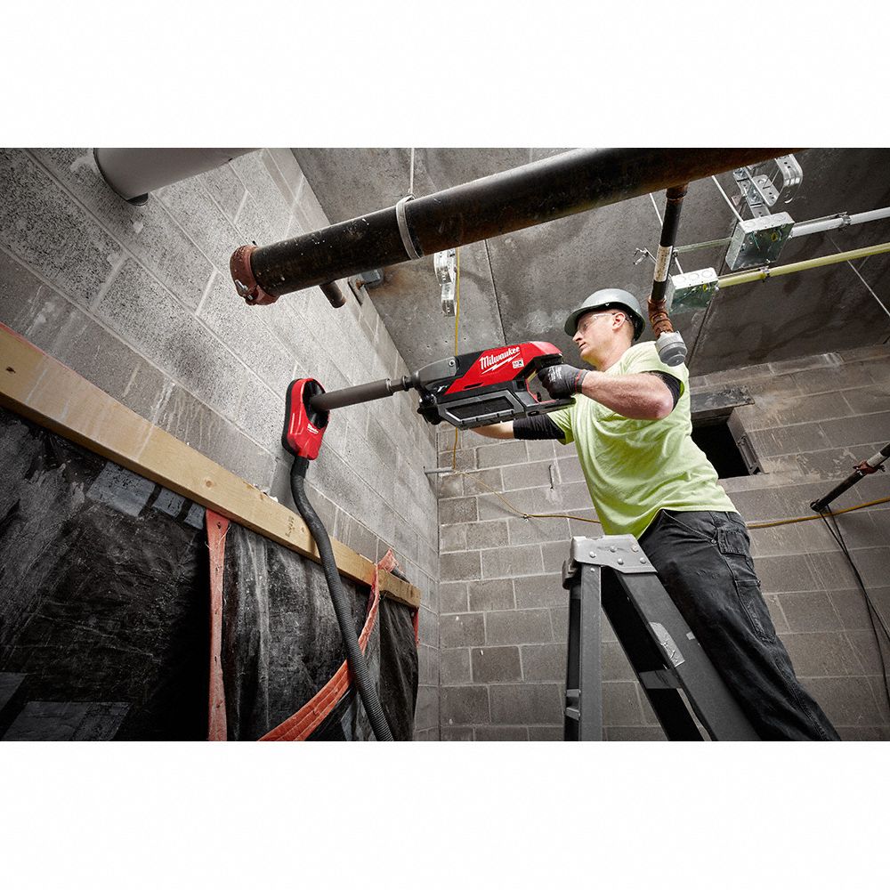 MILWAUKEE Coring Drill Kit Rig, MX FUEL Redlithium, 6 in Coring Capacity in Concrete 55JL68