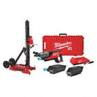 CORING DRILL KIT W/ STAND, CORDLESS, 6 IN, WET/DRY, 790 TO 1550 RPM, PUSH ACTIVATION