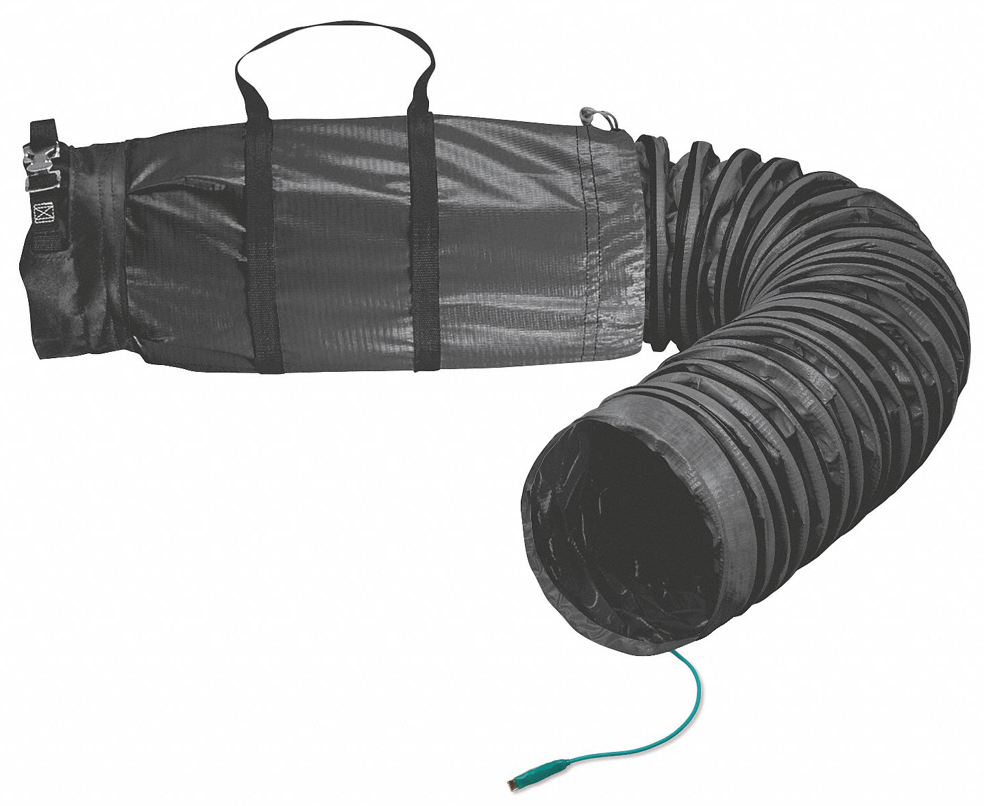 ALLEGRO, 12 in Dia, 25 ft Lg, Statically Conductive Duct 55JR209550