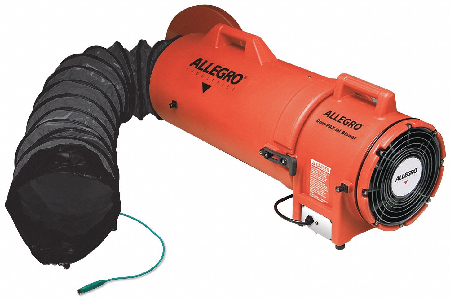 ALLEGRO, 115 V AC, 8 in Duct Dia, Confined Space Blower 55JR229538