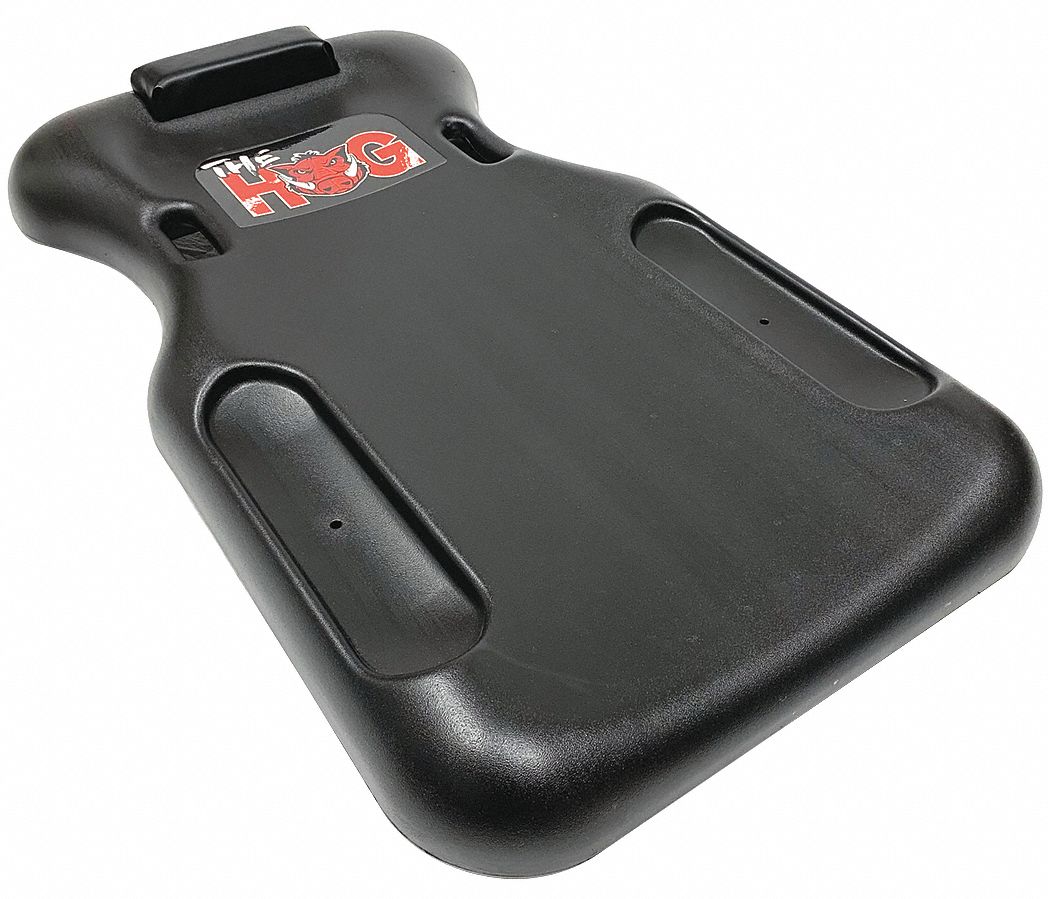 Creeper: Std-Duty, 600 lb Max Load Capacity, 3 in Ht Range, Plastic