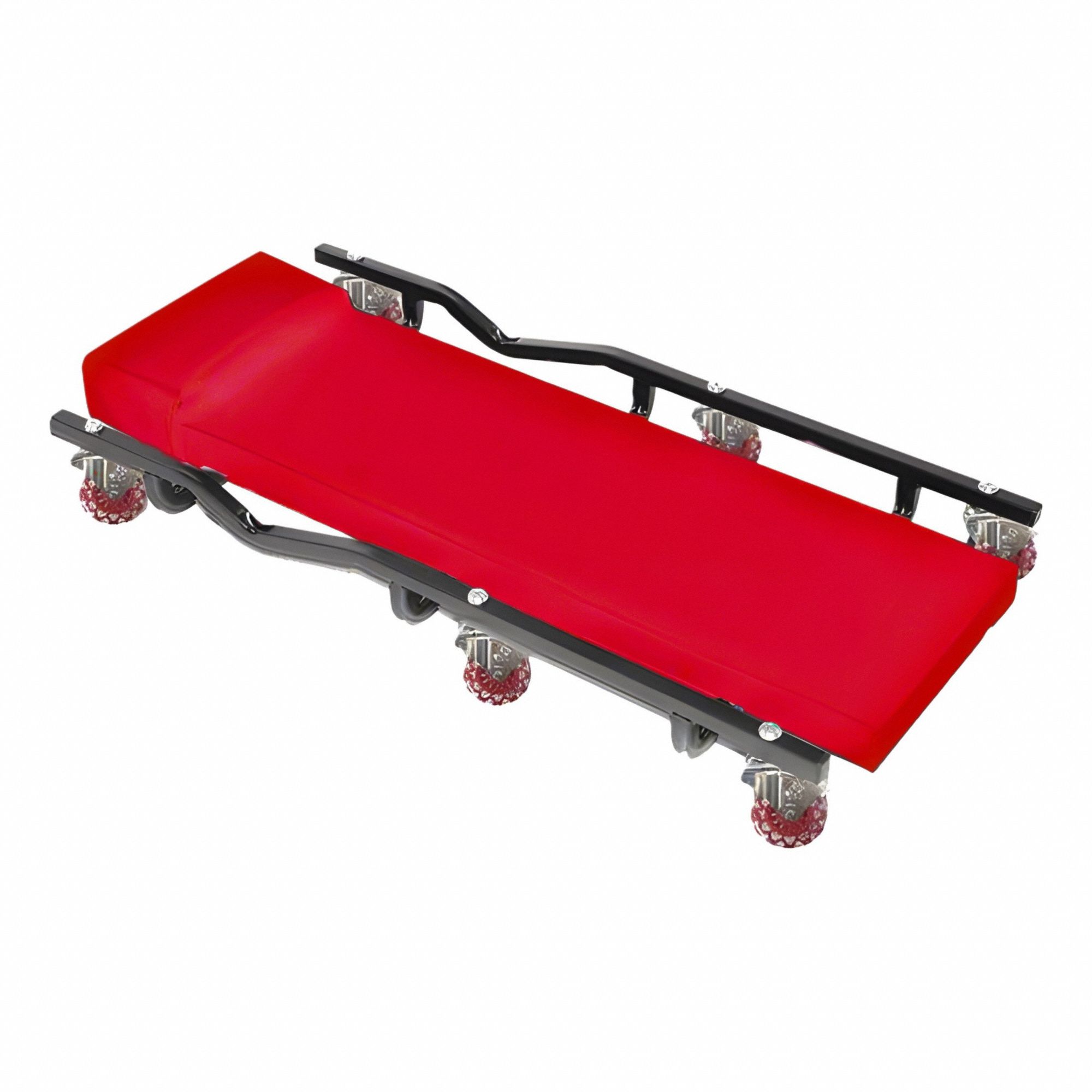 Creeper: Std-Duty, 570 lb Max Load Capacity, 4 5/8 in Ht Range, Steel