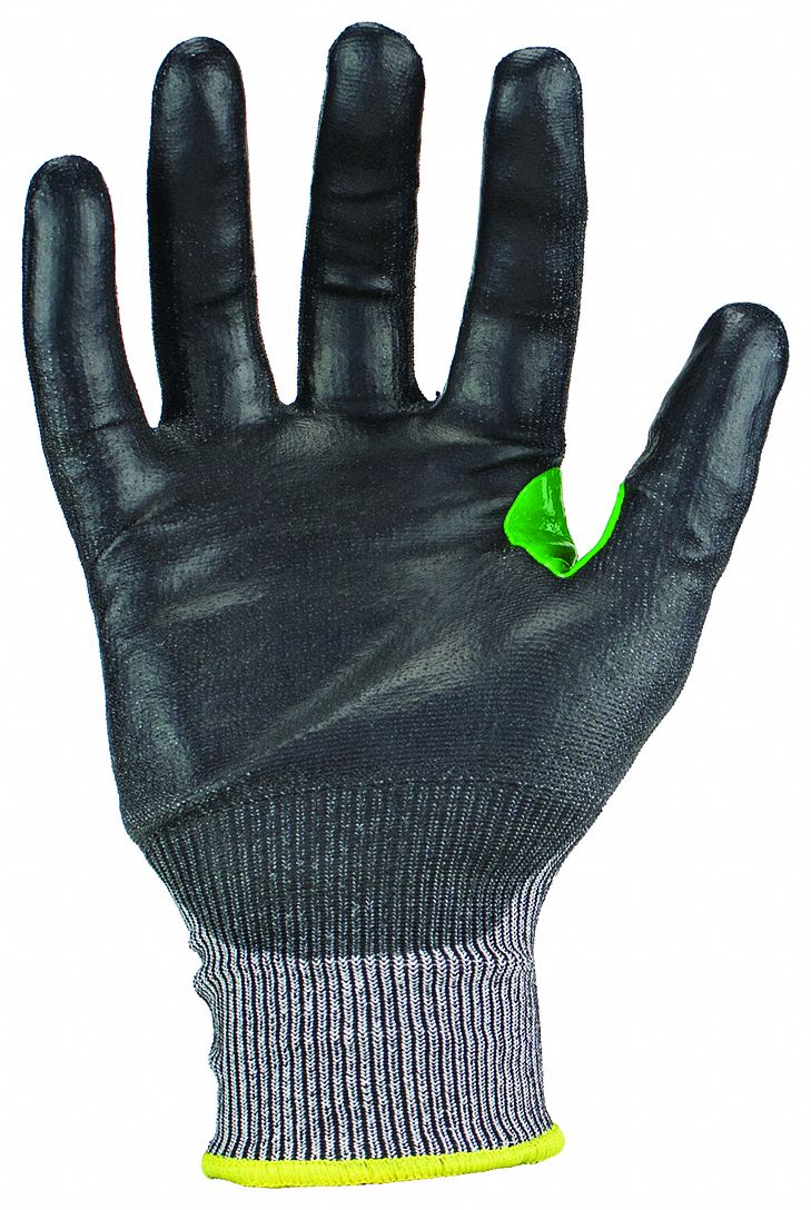 KNIT GLOVES,POLYURETHANE,18 GA,PR