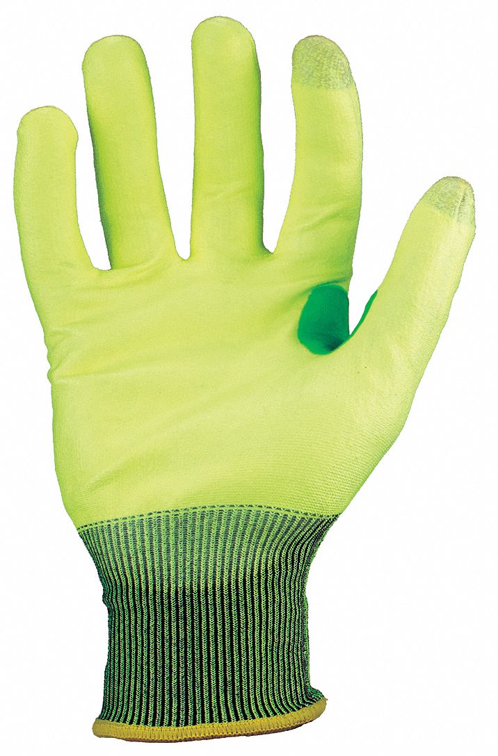 KNIT GLOVES,POLYURETHANE,18 GA,PR