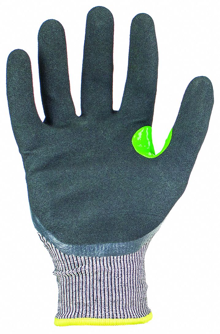 KNIT GLOVES,NITRILE,18 GA,PR