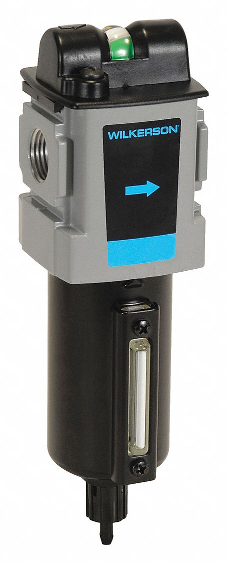 General Purpose Filter: Particulate, 1/2 in NPT, 5 micron, 82 cfm, 250 psi Max Op Pressure