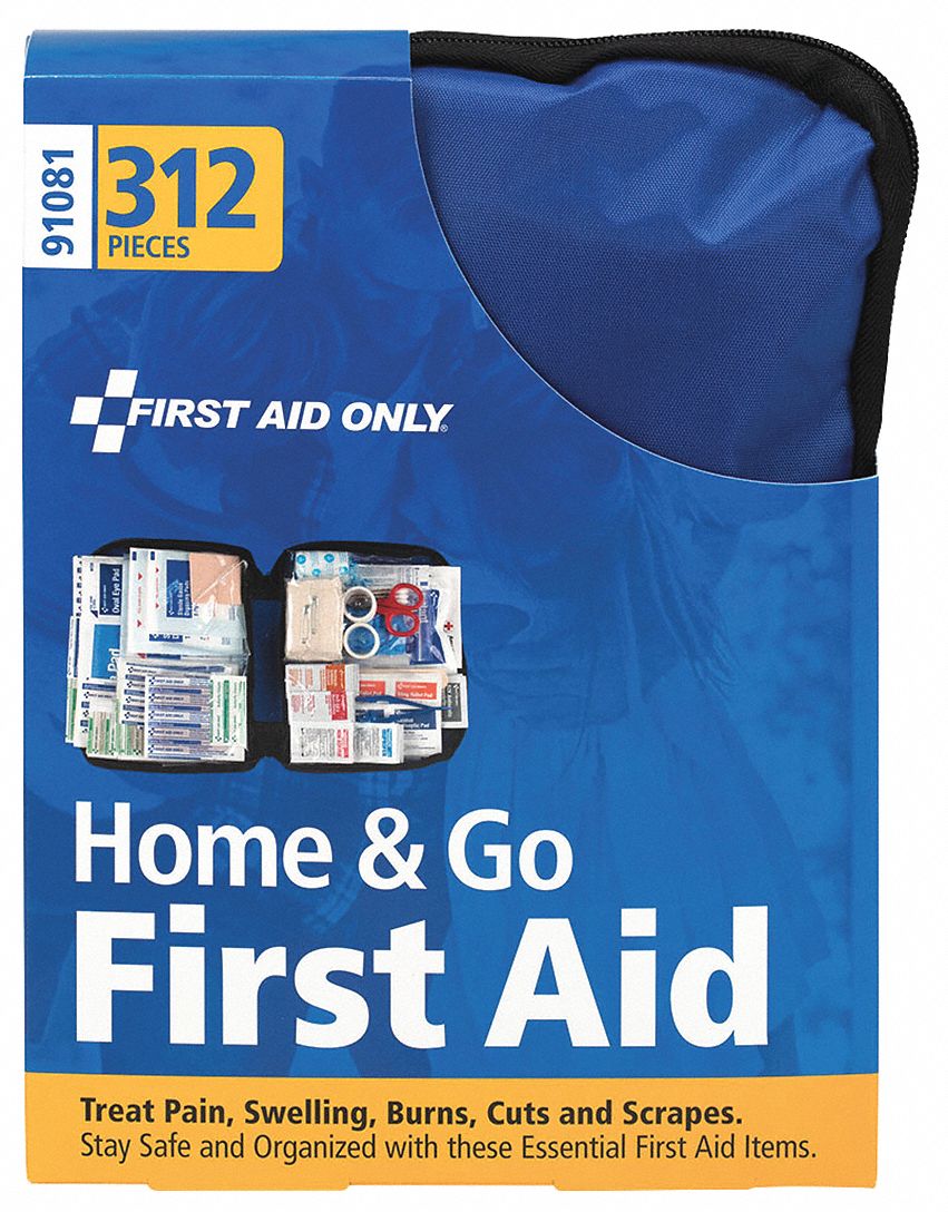 FIRST AID ONLY First Aid Kit, Kit, Fabric, General Purpose, 50 People