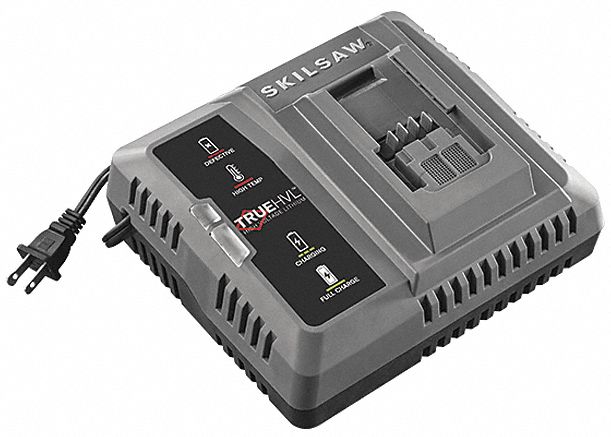 Battery Charger: Skilsaw, Single-Port Charging, For 48V, Li-Ion, 5 Ah Charged in 1-Hour, Rapid