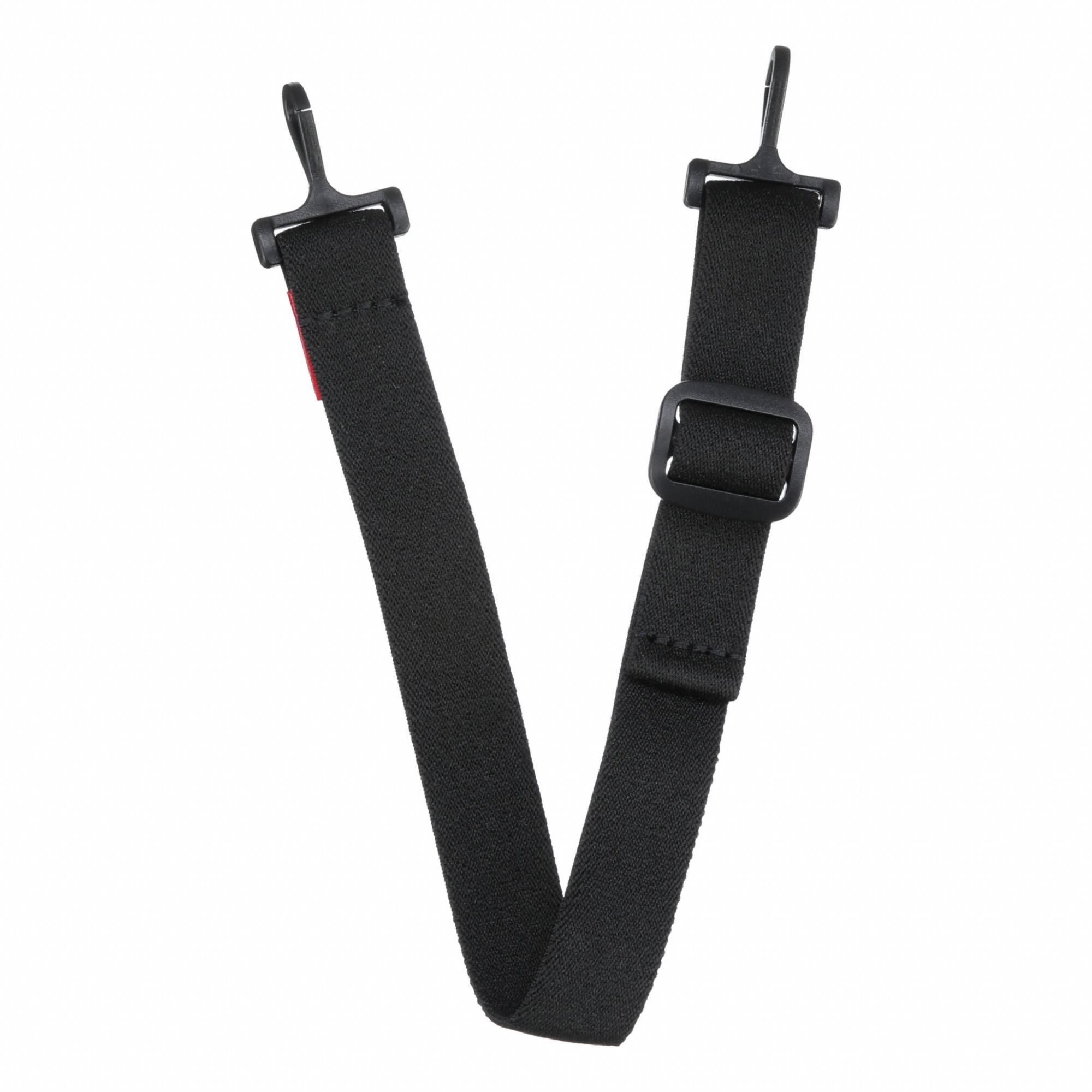 Hard Hat Chin Strap: Black Polyester, Chin Pad Not Included, For BOLT™, Polyester, Black