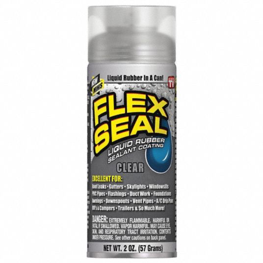 Flex Seal Leak Sealer Rubber Clear 2 Oz Container 55ke46fsclrmini Grainger 2478