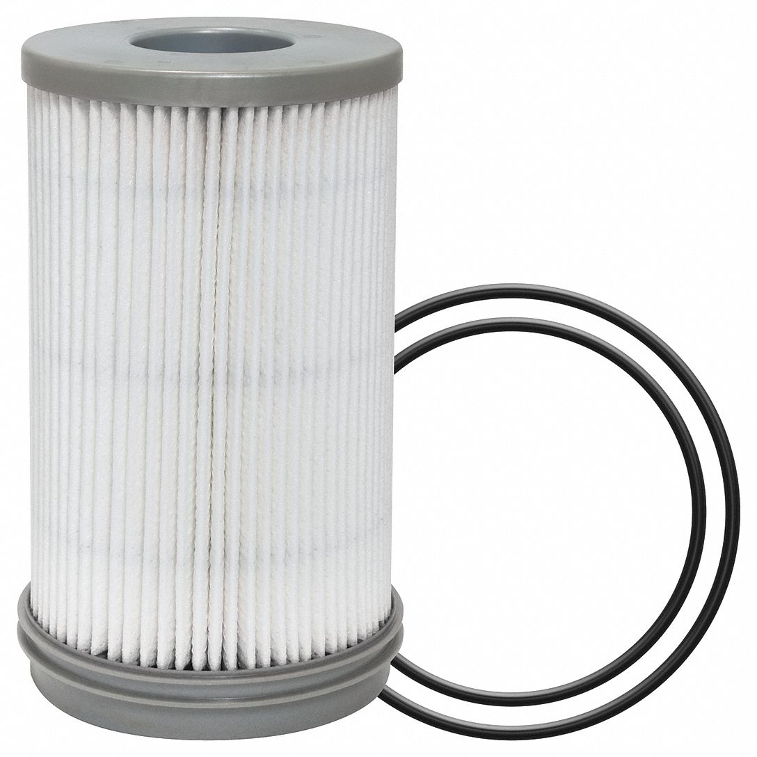 Fuel Filter: Cartridge, 7 1/4 in Overall Lg, 4 1/4 in Outside Dia, Diesel Fuel