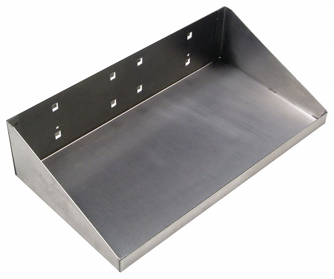 STAINLESS STEEL LOCHOOK Pegboard Shelf For Square Pegboard Hole Shape