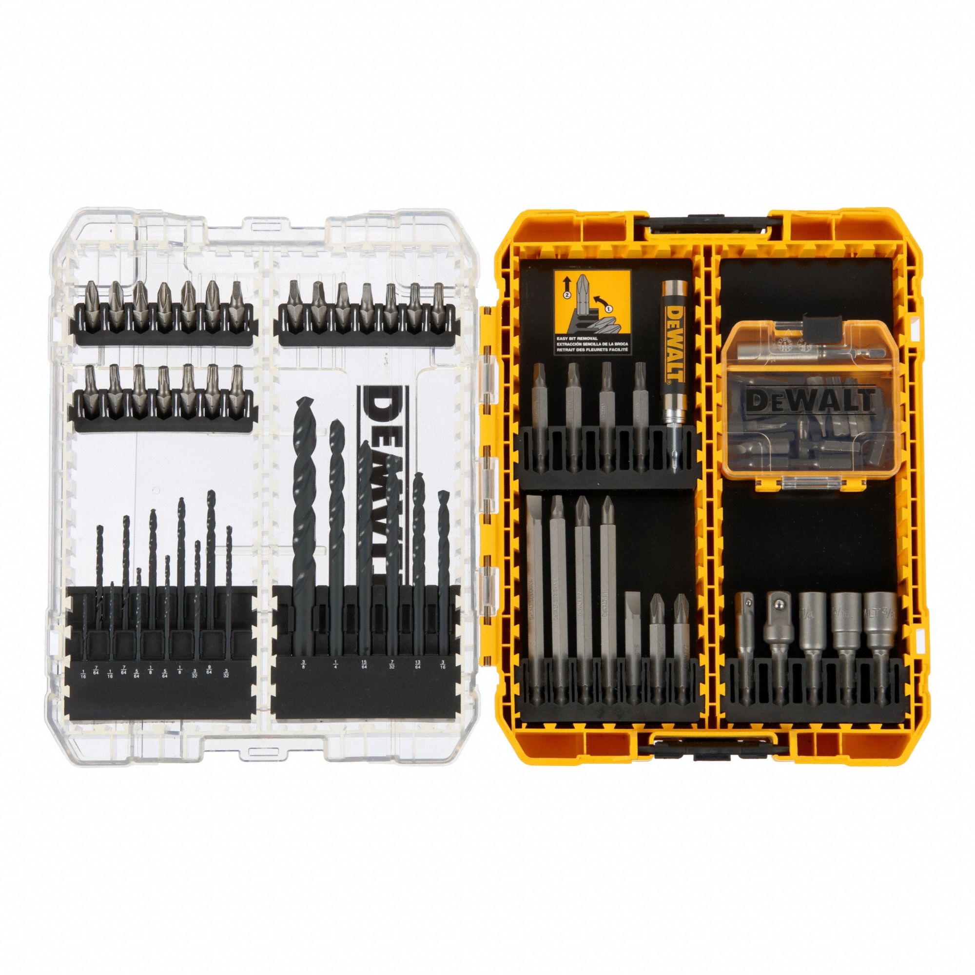 Driver Bit Set: Bit Holders/Nutsetters/Screwdriver Bits/Sockets or Socket Adapters, Std