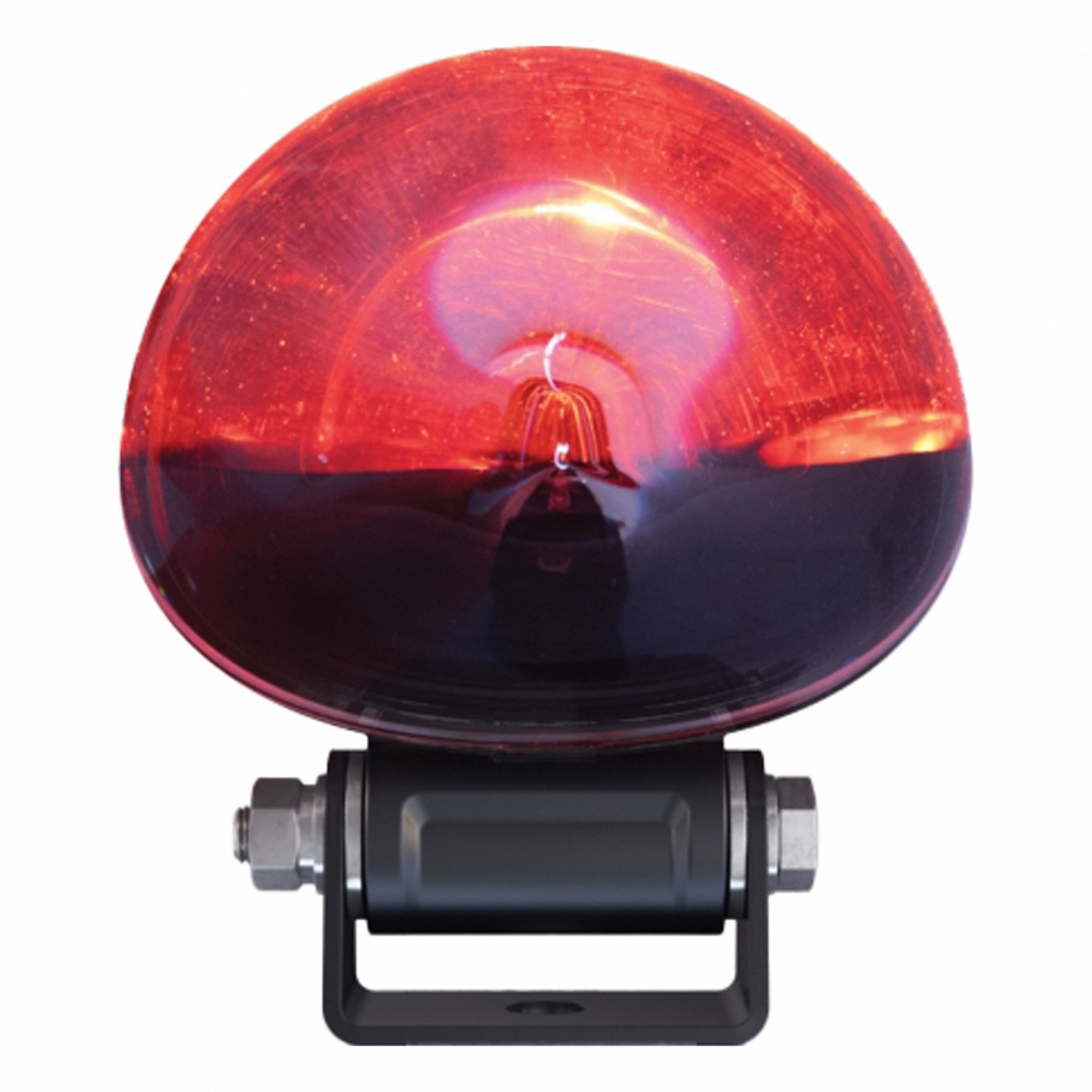 Safety Boundary Light: 1403601, Black, Die-Cast Aluminum, Round, Arc, LED, Pedestal