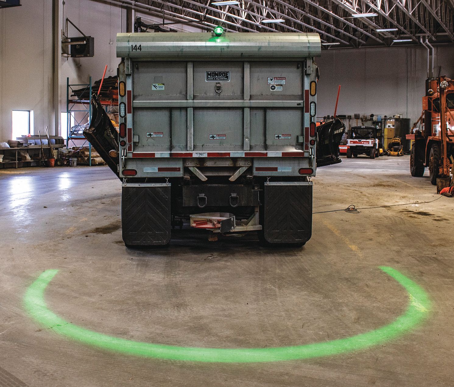 J.W. SPEAKER Safety Light, LED, Green 55KH871403571 Grainger