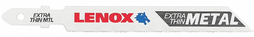 Jigsaw Blade: 32, 3 5/8 in Blade Lg, Bi-Metal, Bi-Metal, T Shank, Ferrous Metals/Steel, 5 PK