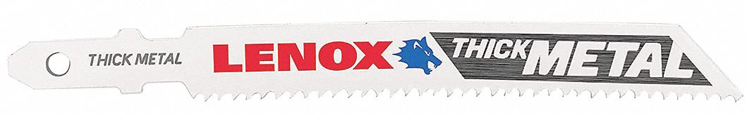 Jigsaw Blade: 14, 3 5/8 in Blade Lg, Bi-Metal, Bi-Metal, T Shank, Ferrous Metals/Steel, 3 PK